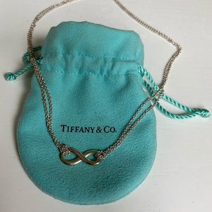 Tiffany & Co Infinity Double Chain Necklace